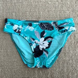 Seafolly Women's Ruched Side Retro Bikini Bottom Swimsuit, Size 8